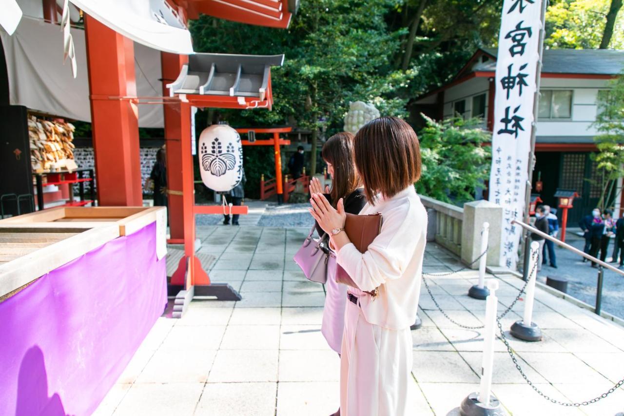 Готель Atami Onsen Yamaki Ryokan Екстер'єр фото